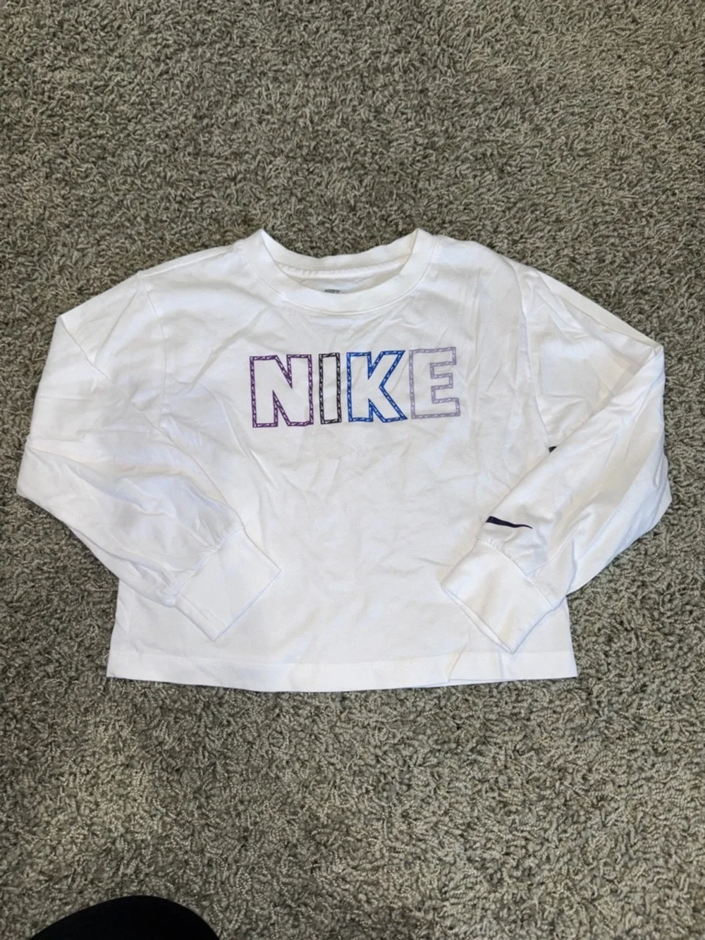 Girls Nike 2 Piece Set (6X) Flared Legging LS Top - Picture 2 of 11